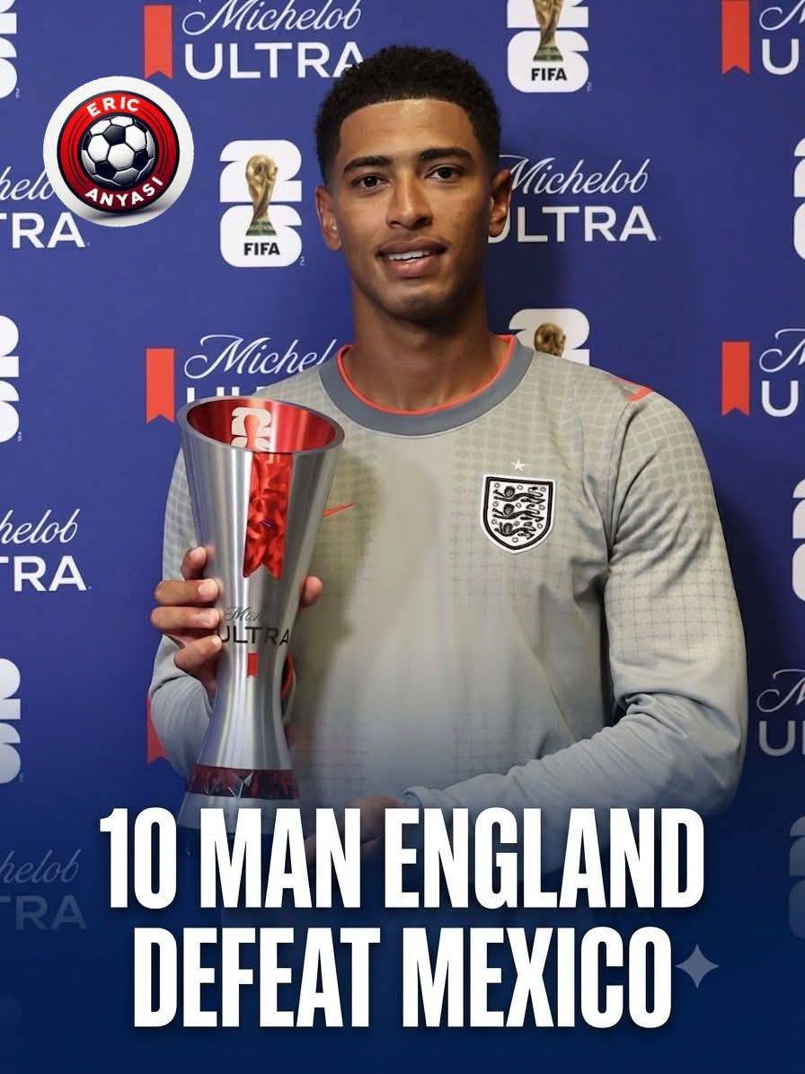 ๐จโฝ 10 MAN ENGLAND DEFEAT MEXICO TO REACH QUARTER FINAL :
England ๐ด๓ ง๓ ข๓ ฅ๓ ฎ๓ ง๓ ฟ beat Mexico ๐ฒ๐ฝ 3-2 in a...