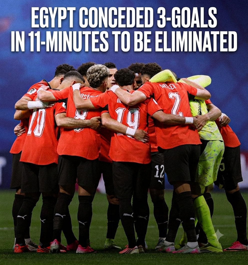 🚨⚽ EGYPT CONCEEDED 3 GOALS WITHIN 11-MINUTES TO FULL TIME:
It's unbelievable to know the Pharohs o...