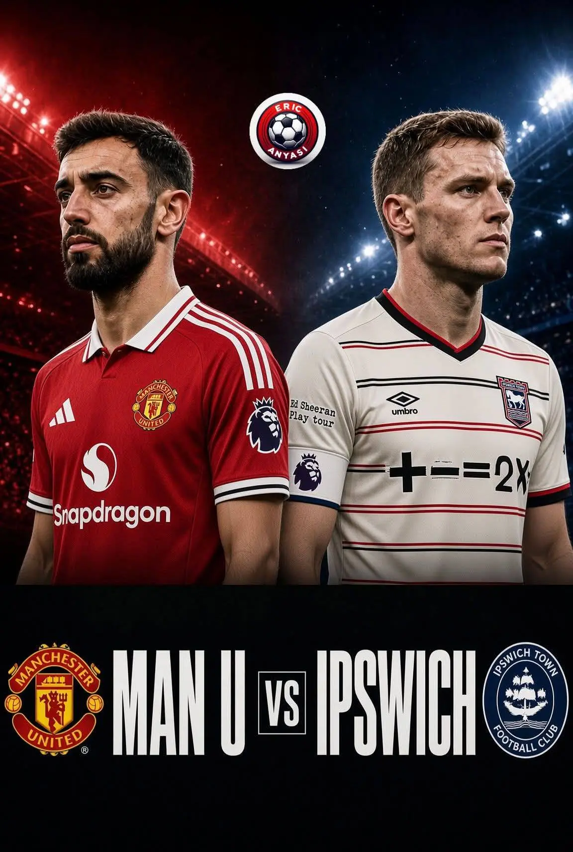 🚨⚽ MATCH DAY:
Manchester United host Ipswitch
What is your Scoreline Prediction and Starting XI....