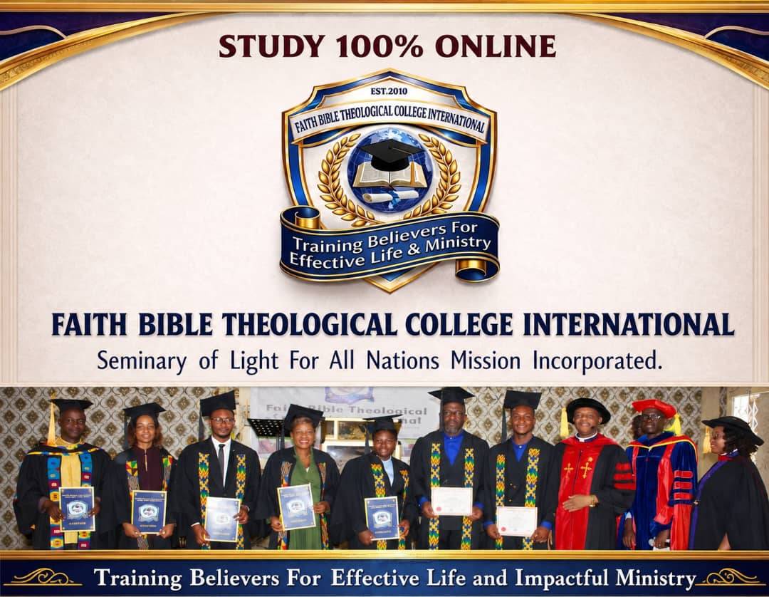 Join Faith Bible Theological College Incorporated Ghana and be trained without denominational bias f...