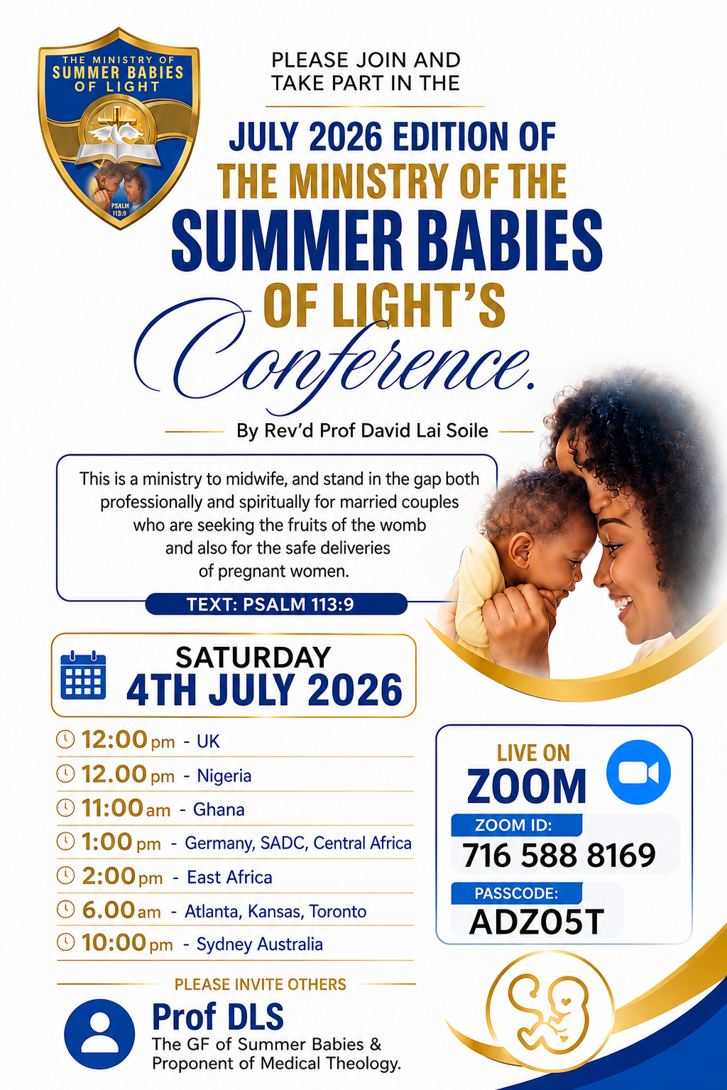 You may wish to join this meeting. Shalom.