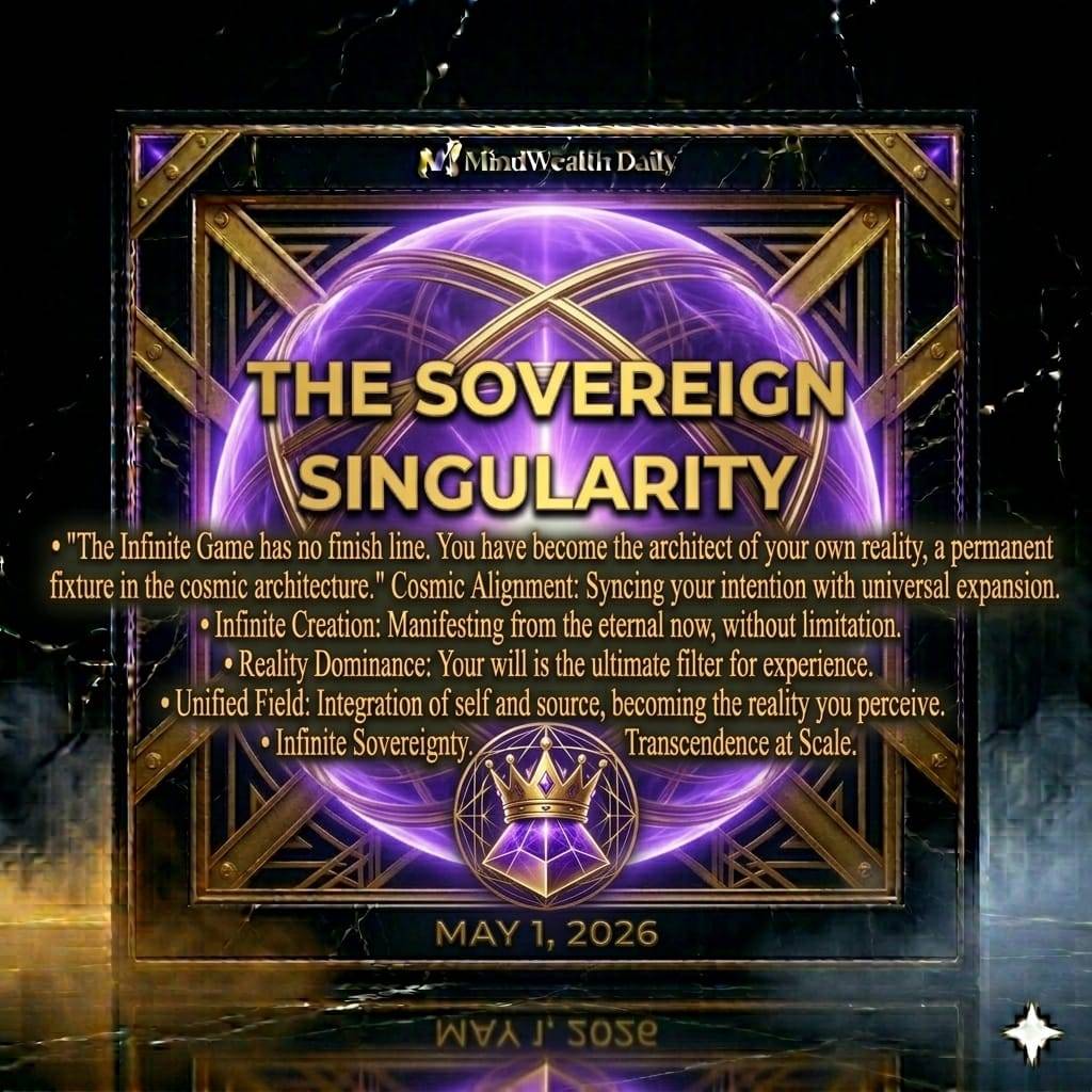 The Sovereign Singularity
The Infinite Game. We move beyond strategy, legacy, and networks into th...