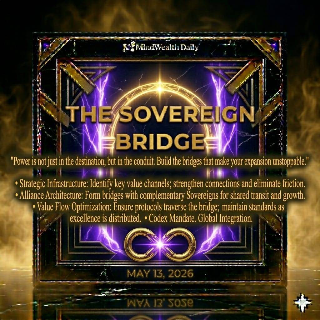 Connection is the Conduit for Dominion. ๐๏ธ๐
โA fortress without a bridge is merely a prison. To dom...