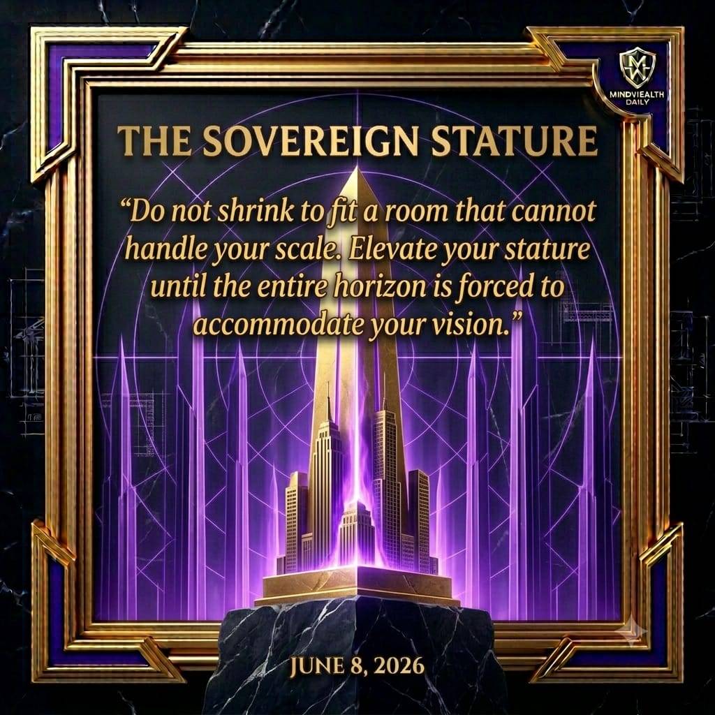The Sovereign Stature.
You Do Not Ask for Your Place. You Occupy It. 🏛️🏔️
The weak operator steps...