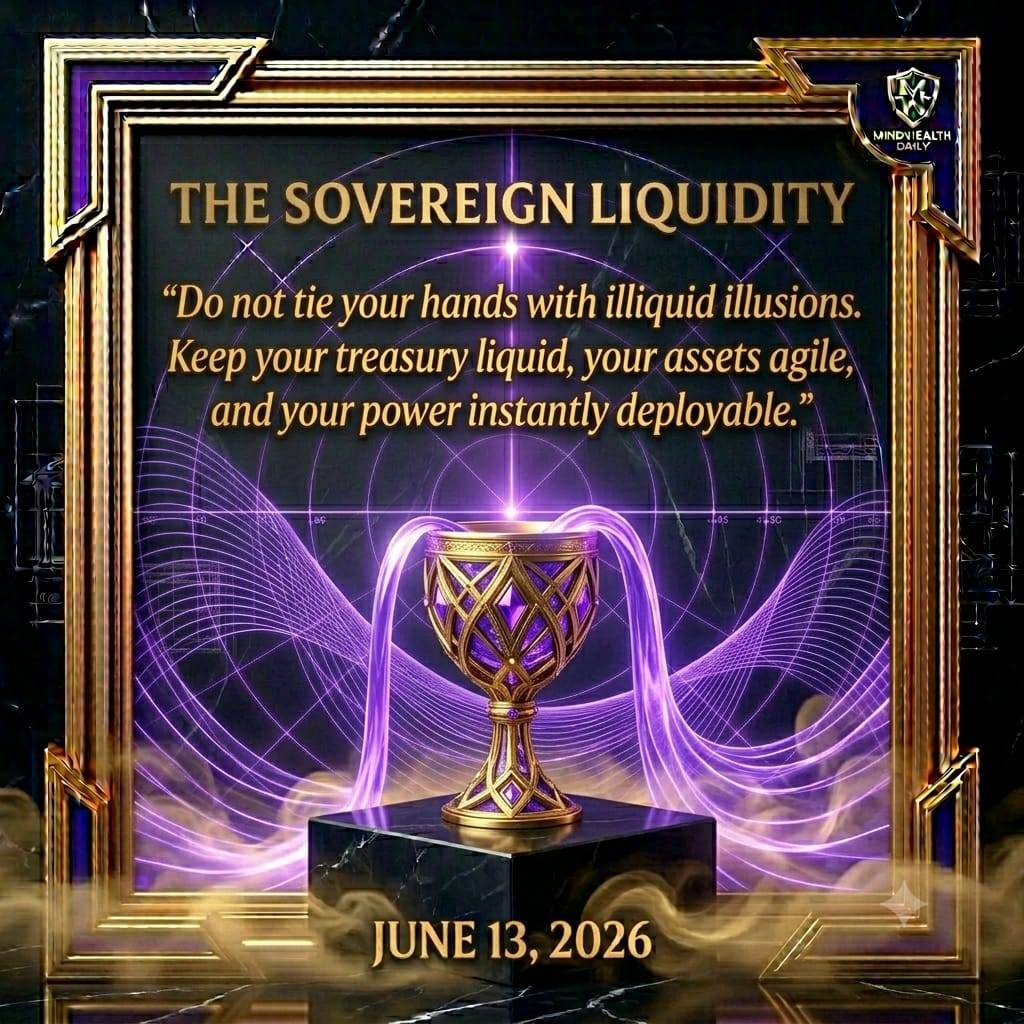 The Sovereign Paper Wealth is an Illusion. Liquidity is Lethal. 🏛️💸
​: The amateur falls in love w...