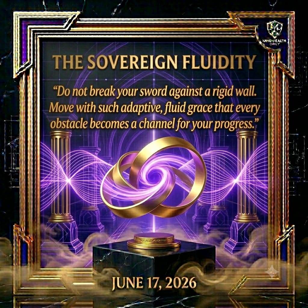 The Sovereign Fluidity.
Rigidity Breaks Under Pressure. Fluidity Dominates the Board. 🏛️🌊
The ama...