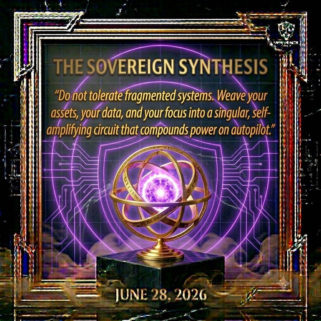 The Sovereign Synthesis.
​ Isolated Systems Are Fragile. Synthesized Empires Are Unbreakable. 🏛️🔄
​...