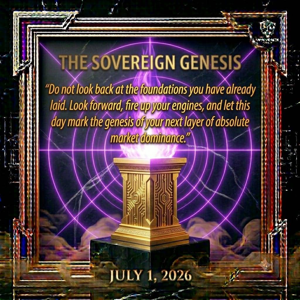 The Sovereign Genesis.
The Past is Foundation. The Future is Yours to Engineer. 🏛️⚡
The amateur...