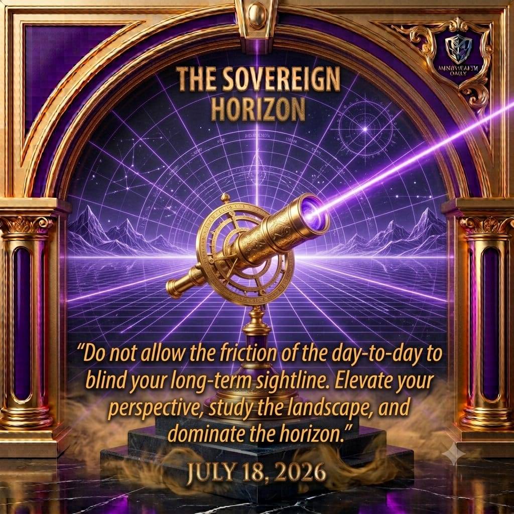 The Sovereign Horizon.
Ascend to the Watchtower. Command the Future From the Macro Horizon. 🏛️👁️
T...
