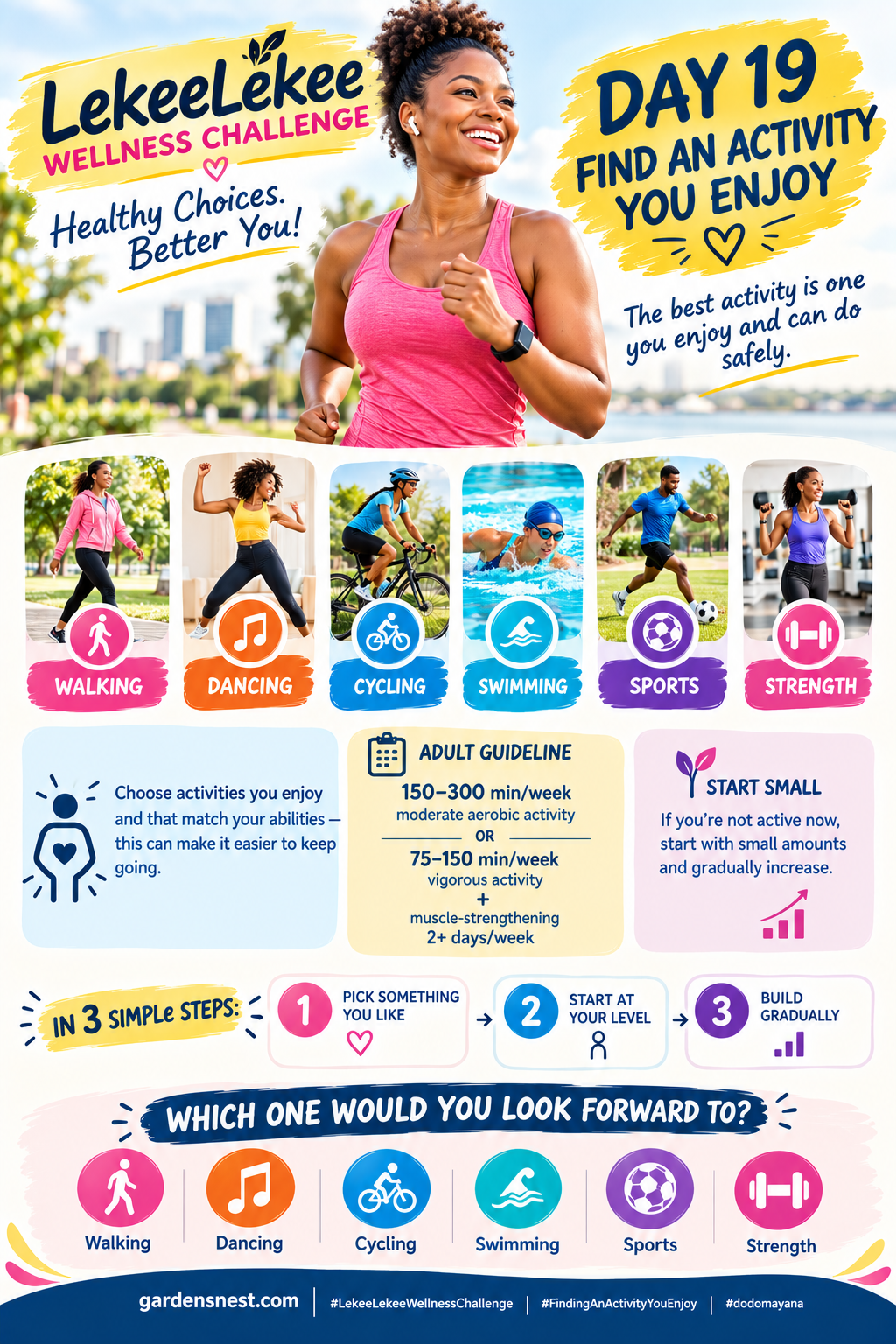Day is almost gone
Wellness shouldn't feel like punishment.
Today, forget about choosing the acti...