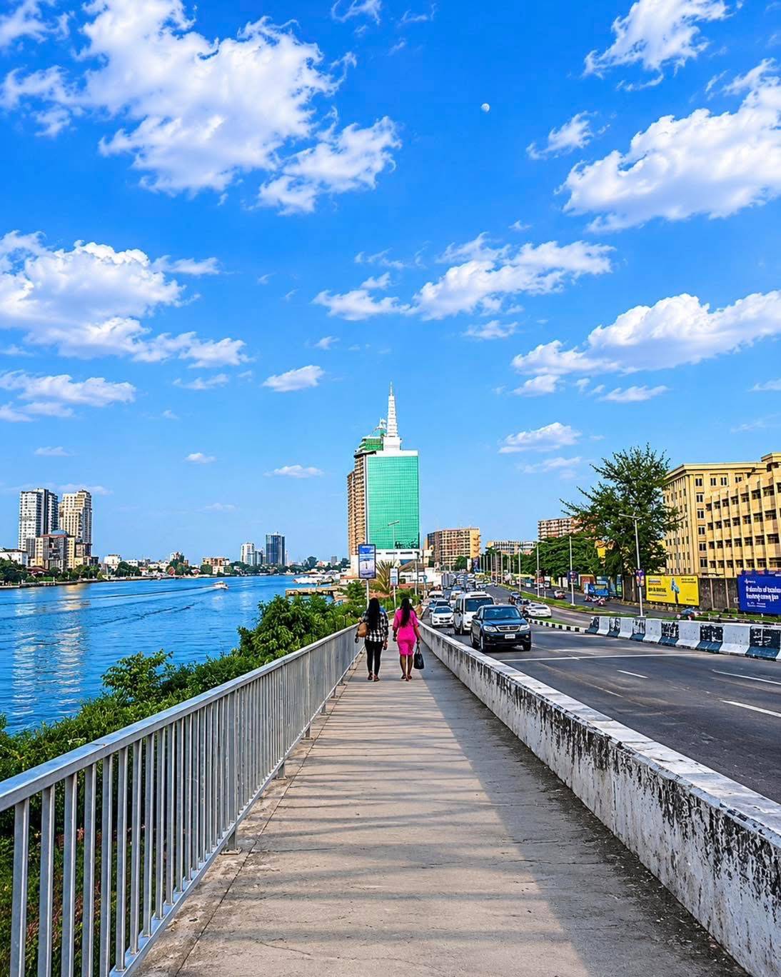 Lagos on a clear day.