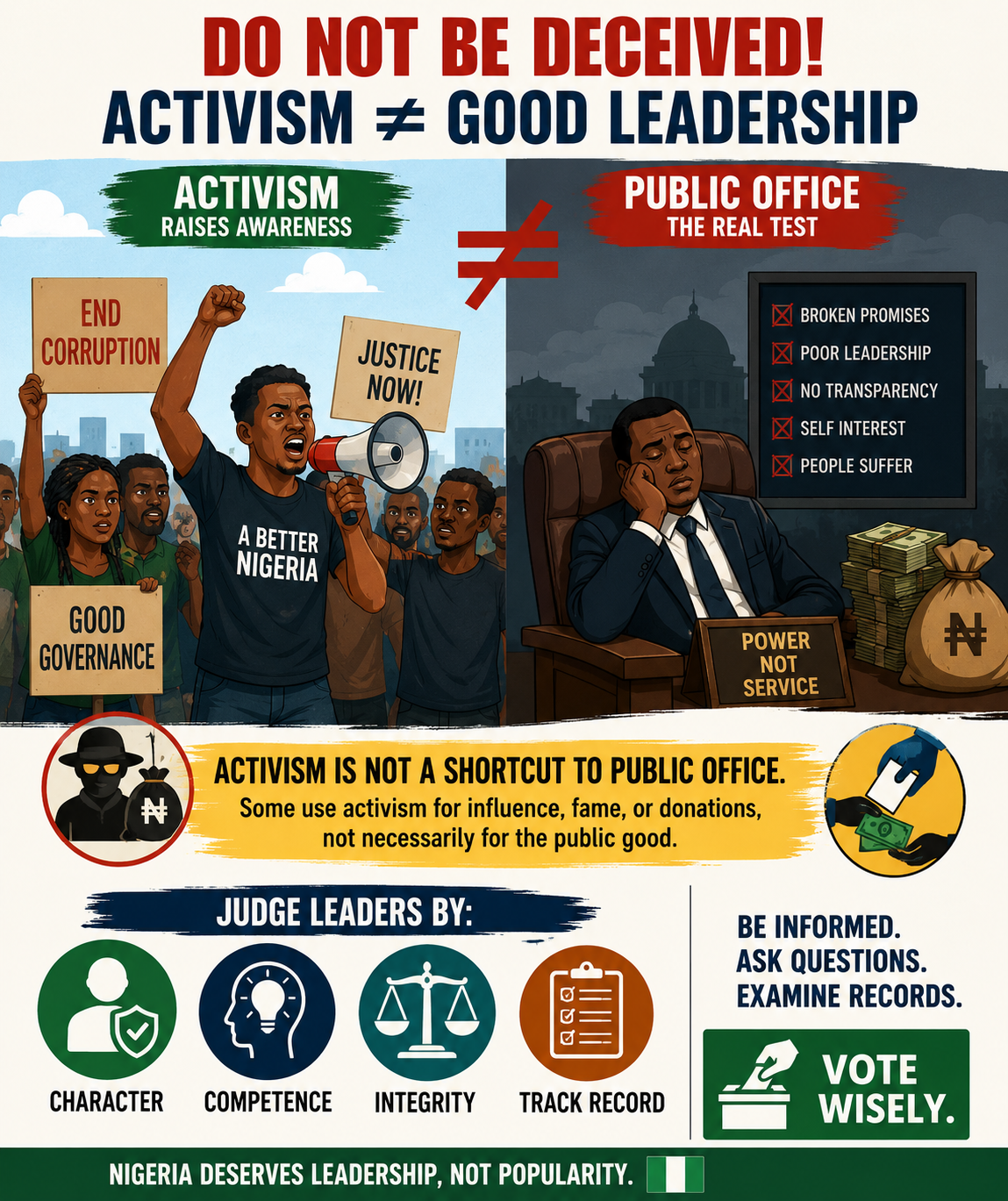 News For The Day King E Obamedo Foundation
DO NOT BE DECEIVED!
Being an activist or participating...