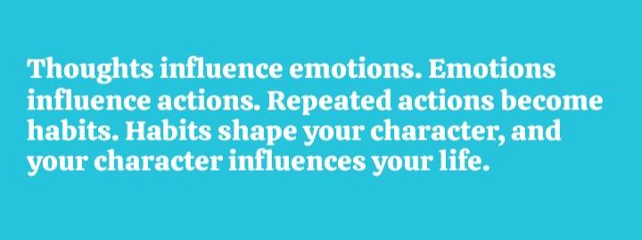 Listen to mo someone.
There is need for you to -
Guard your thoughts—they become your emotions....