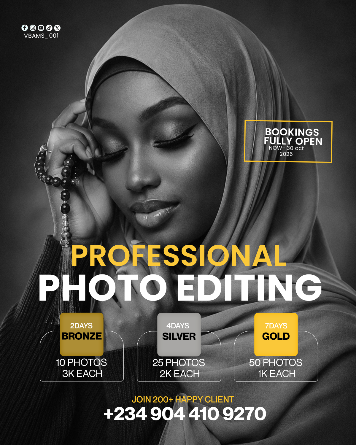 JOIN 200+ HAPPY CLIENTS
HOW TO ORDER:
1. WhatsApp your photos
2. Pick Bronze/Silver/Gold
3. Get...