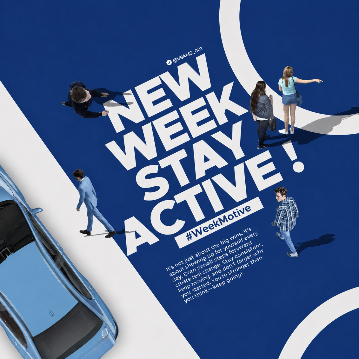 Monday reminder: STAY ACTIVE ๐
Small steps. Big results.
You got this. We got you. #WeekMotive
#...