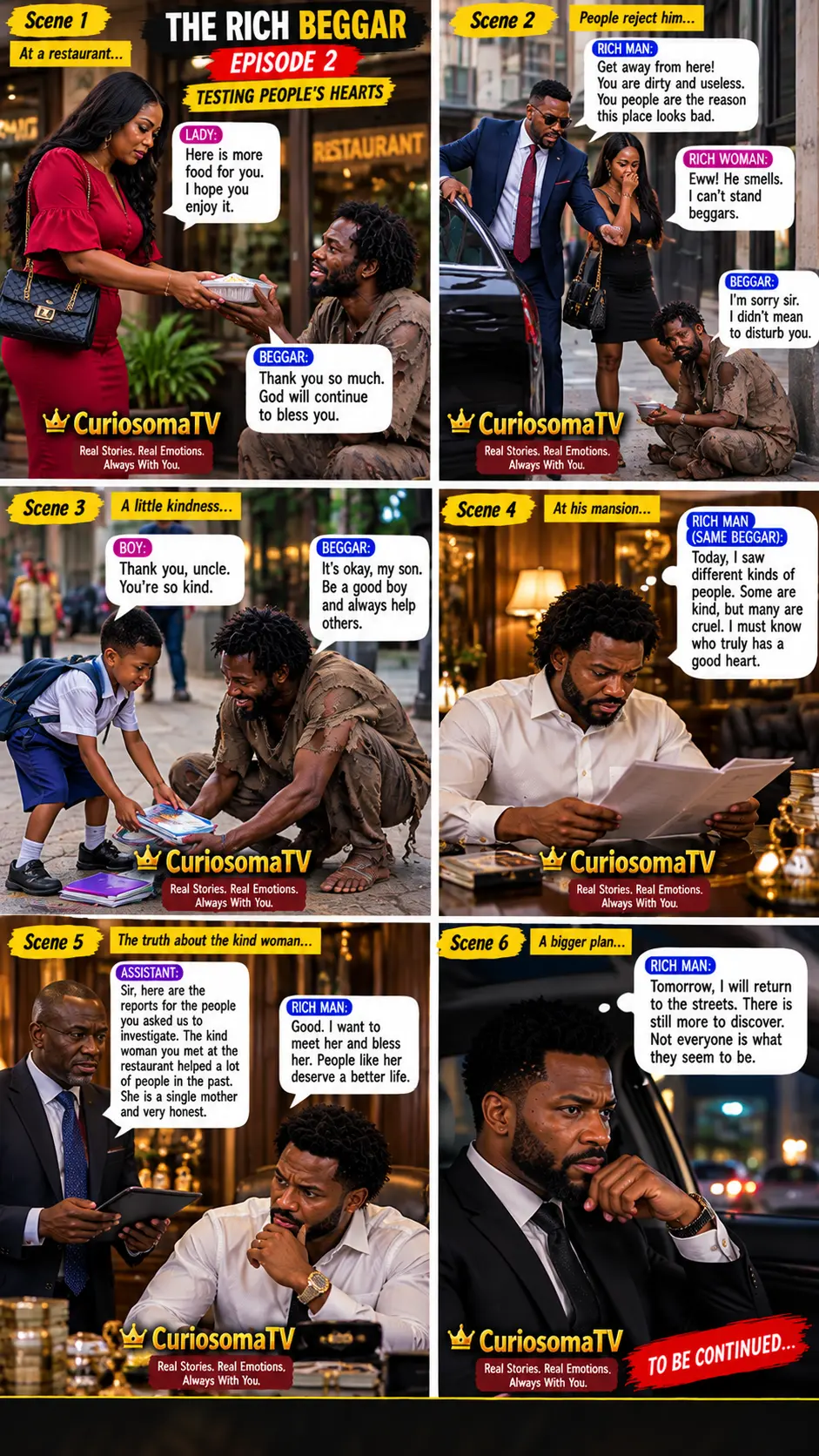 π THE RICH BEGGAR EPISODE 2
Today, the beggar discovered that kindness and cruelty can exist on the...