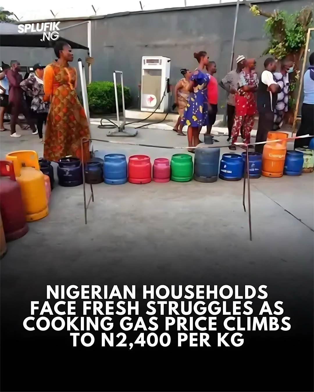 Nigerians faces more hardship as cooking gas jumps to N2,400 per kg..
Are you still standing on that...