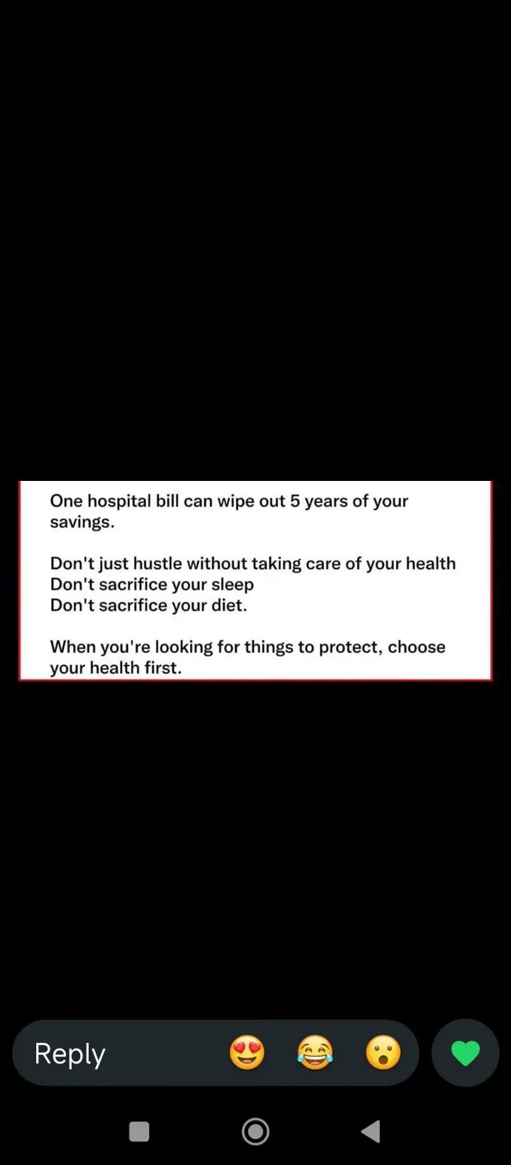 Let's be careful with what we eat..
Take good care of yourself..
When we finally make itin life, may...