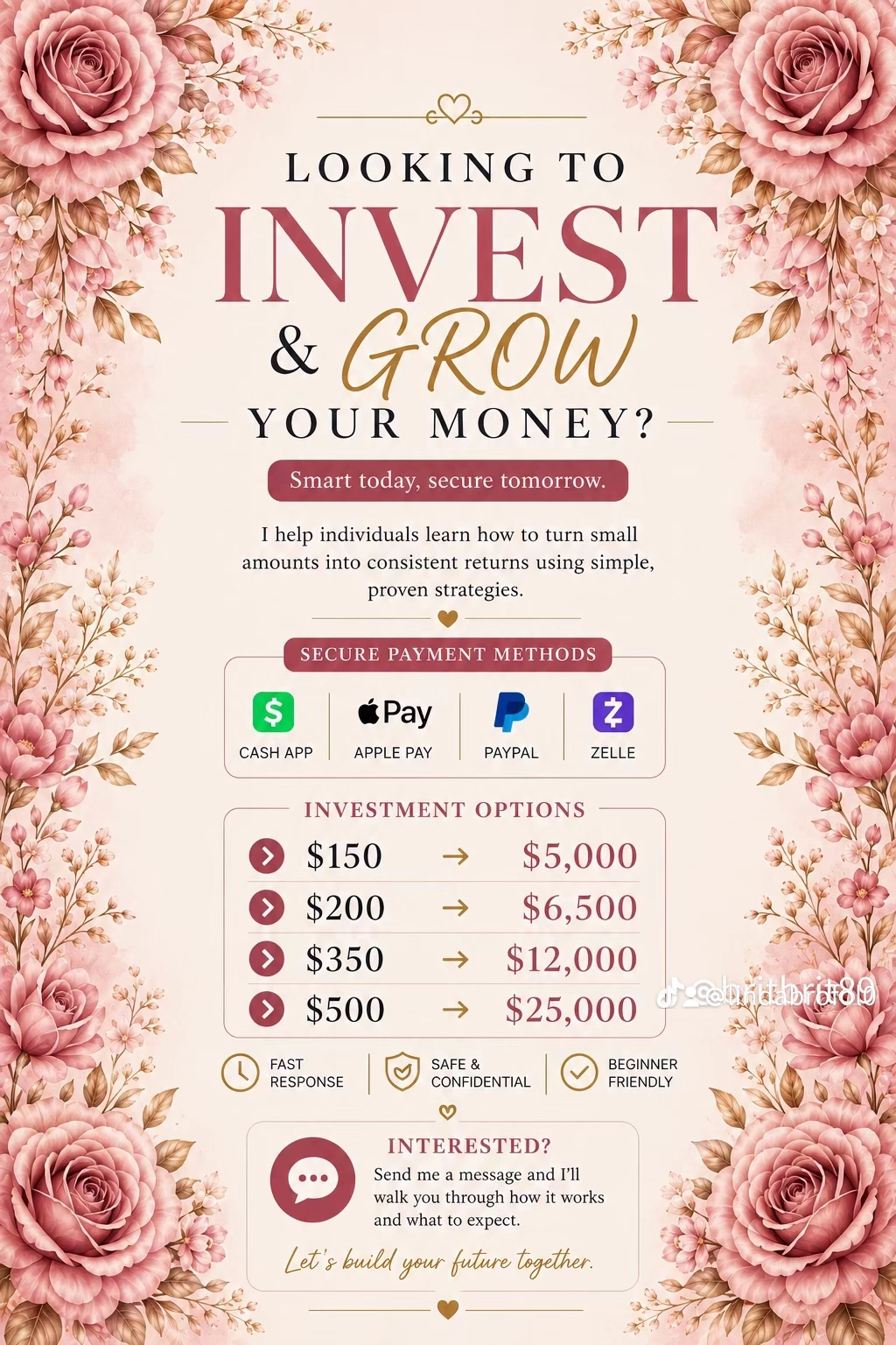 Invest here with Lindabrofo company  for dm for anything ok