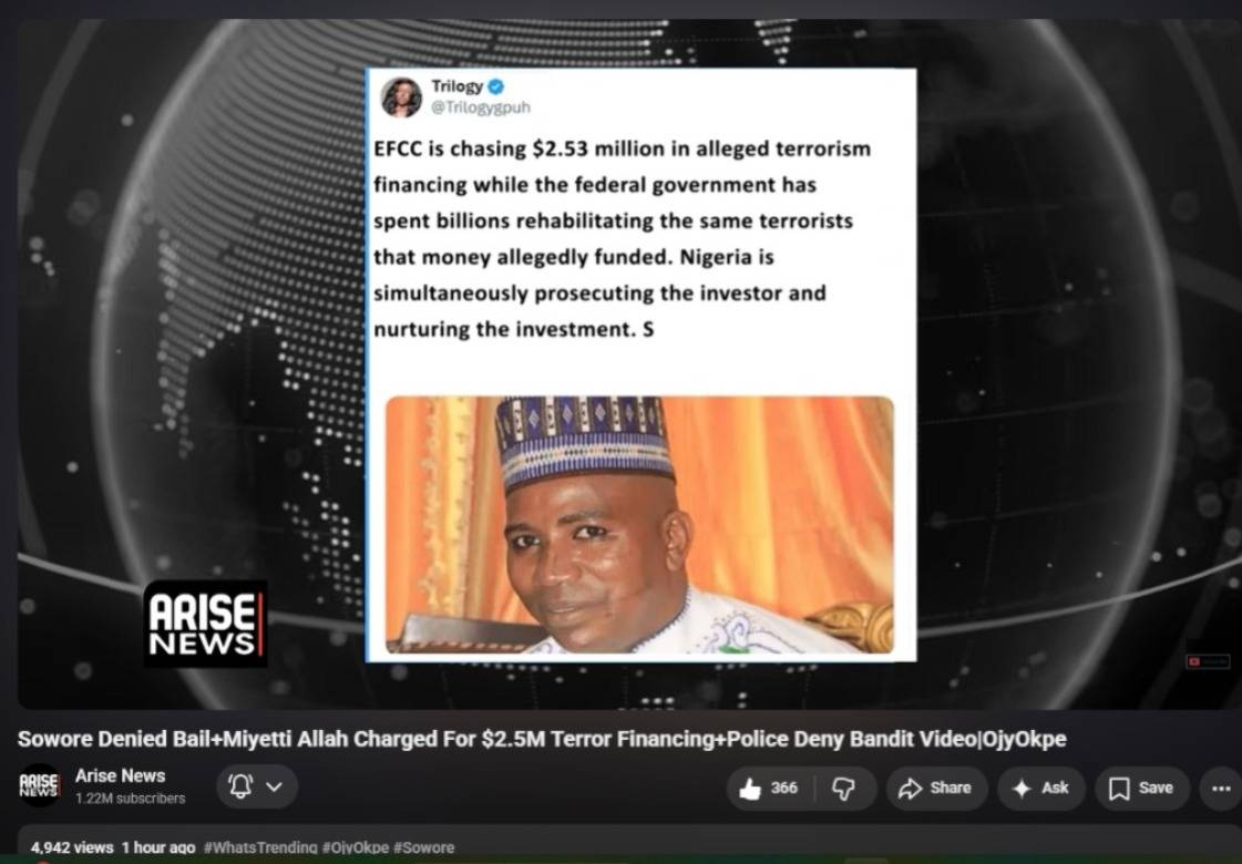 Sowore Denied Bail+Miyetti Allah Charged For $2.5M Terror Financing+Police Deny Bandit Video|OjyOkpe