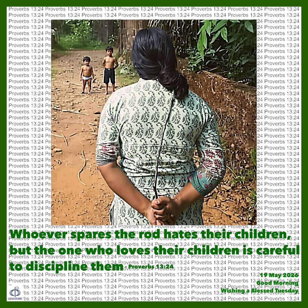 Whoever spares the rod hates their children, but the one who loves their children is careful to disc...