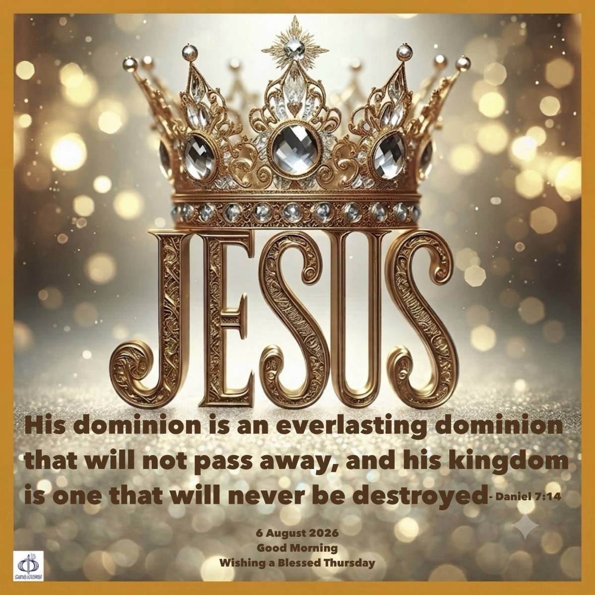 His dominion is an everlasting dominion that will not pass away, and his kingdom is one that will ne...