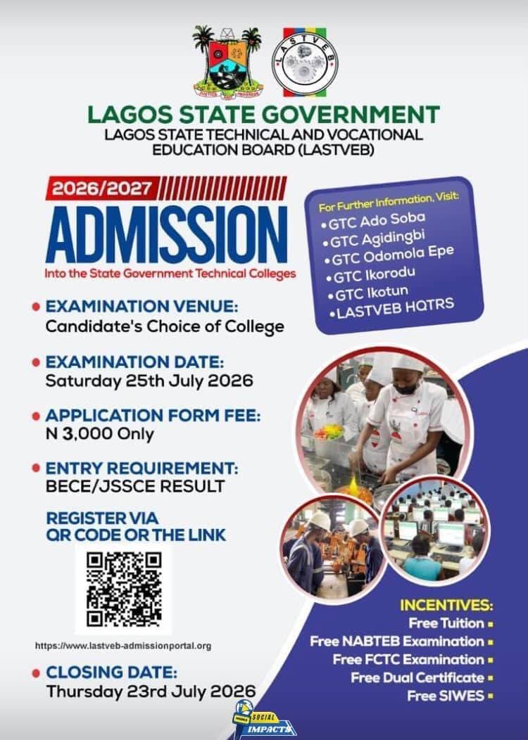 LET US BUILD THIS THING ON GRIT, NOT GENERATIONAL WEALTH &ETC‼️.
When I saw this Lagos State Techni...