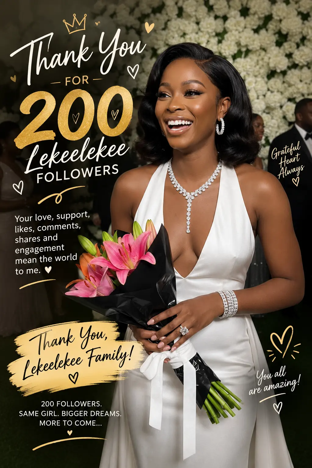 π€πΈ 200 Followers and my heart is so full! πΈπ€
From 1 follower to 200 amazing people, every like,...