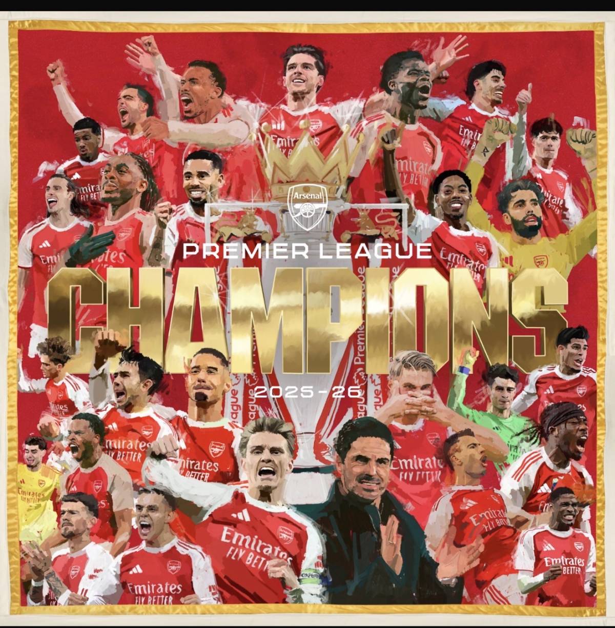 We are the Arsenal! And We are Champions!