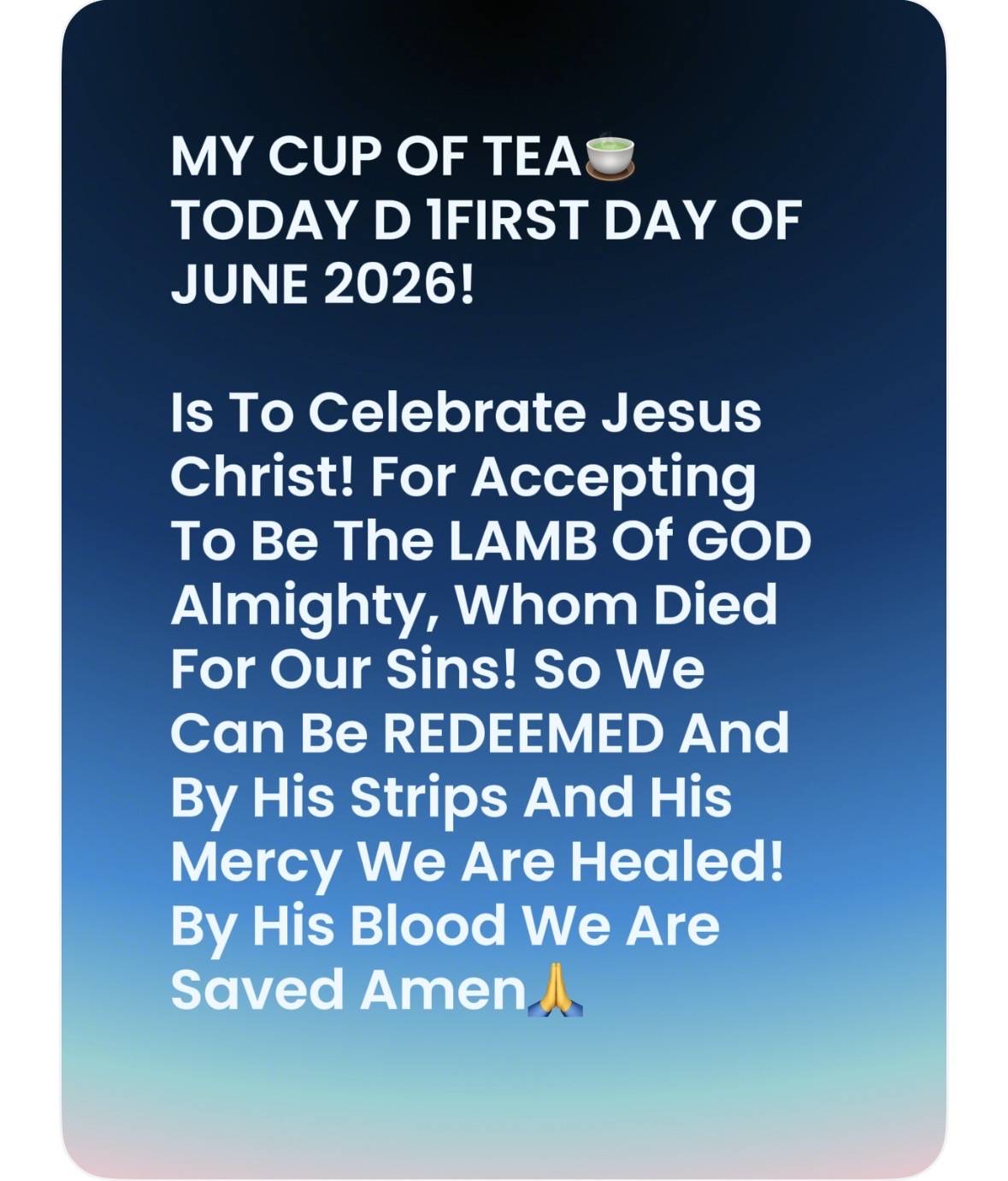 Oh Lord God Almighty! Hear Us From Heaven and Have Mercy On Everyone Reading This and Protect Us All...