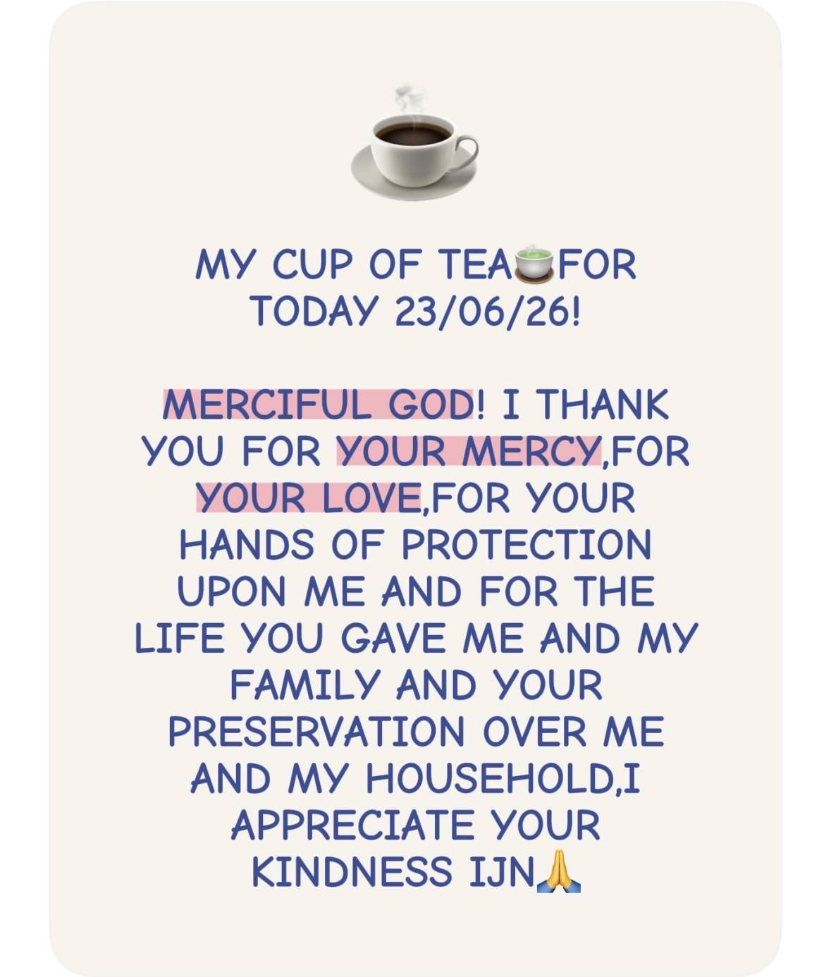 Lord God Almighty! By Your Grace,Me and My Children We increase The More In Strength in Jesus Christ...