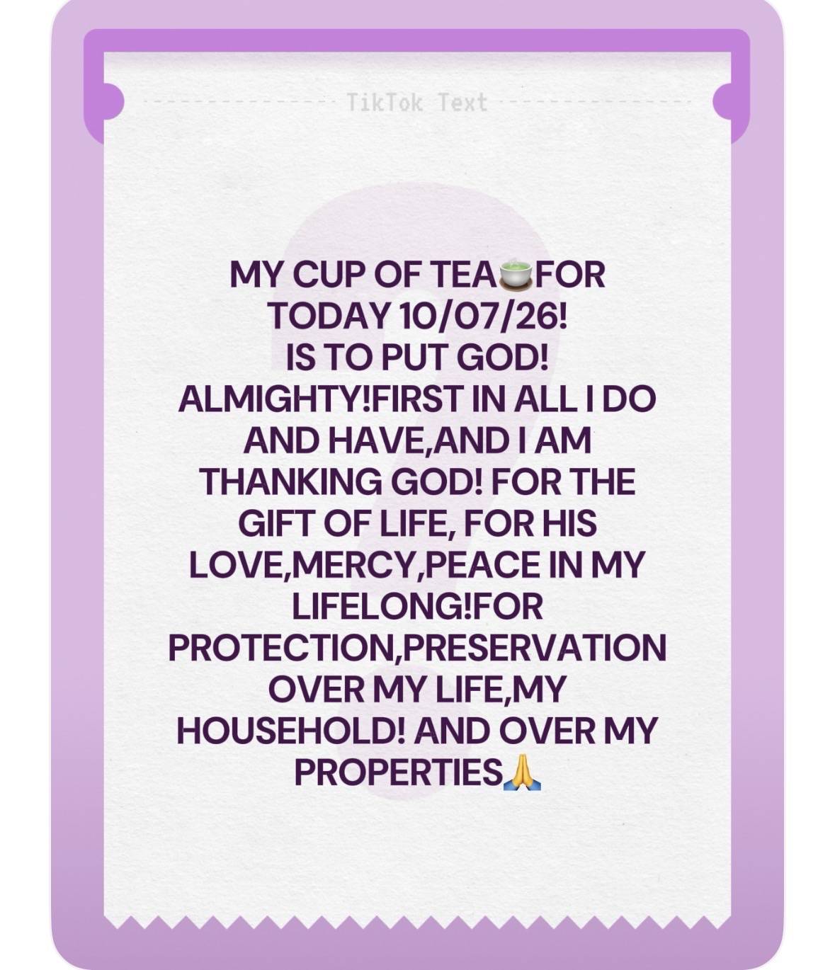 The LORD GOD ALMIGHTY! Is My Shepherd and My Children’s Shepherd and We Shall Not Want and We Shall...