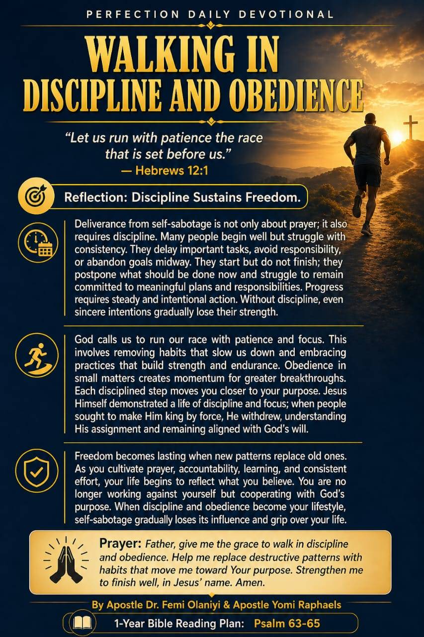 Perfection Daily Devotional...