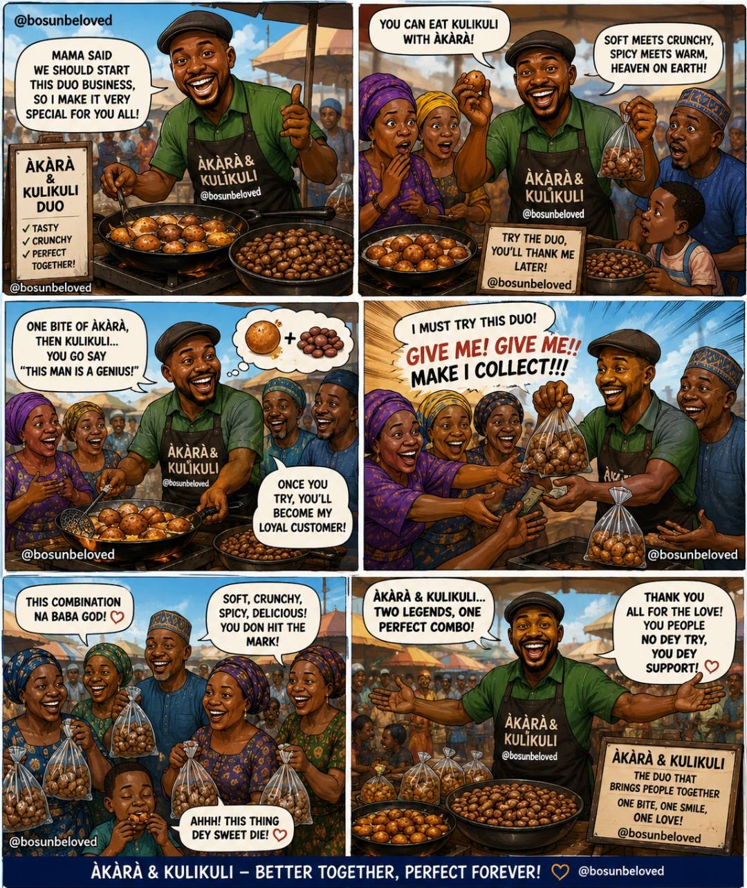 There is nothing wrong with selling àkàrà and kulikuli, like madam Tinubu rightly advised. Honest la...