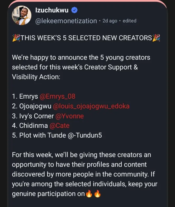 This is the 3rd day we made this selection. Another new selection coming by Wednesday.
We didn't ju...