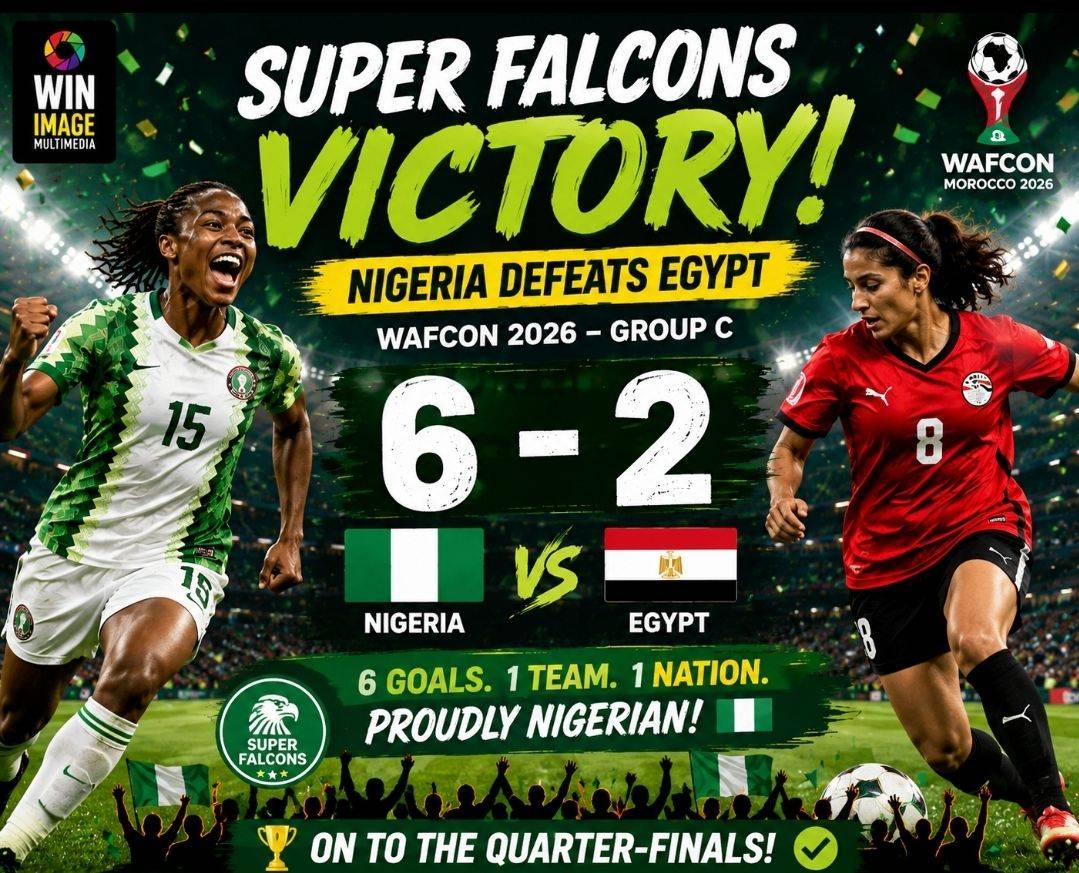 SUPER FALCONS SOAR! NIGERIA THRASH EGYPT 6β2! π³π¬π¦
What a performance from Nigeria's Super Falcons!...