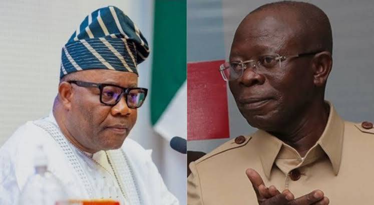 Oshiomhole today accused Akpabio of attempting to amend Senate rules to block other potential candid...