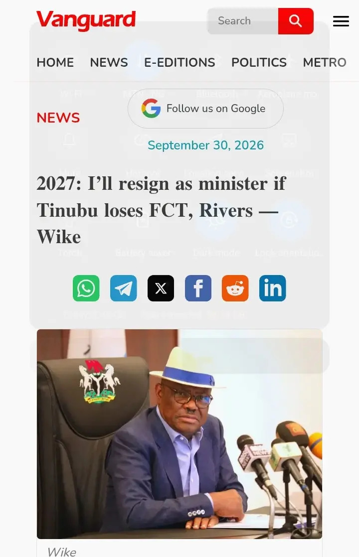In the 2023 presidential election, President Tinubu did not win the FCT. Mr Peter Obi won the territ...