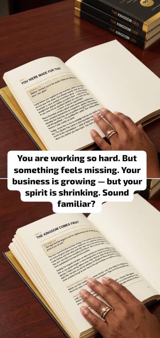 God never called you to build a successful business at the cost of your soul. He called you to build...