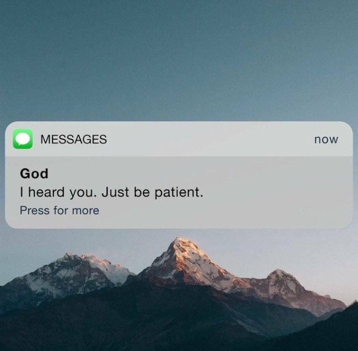 A little message for you.