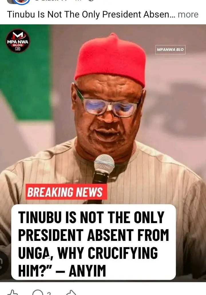 Fellow Nigerians...;
To be honest with you, when last did you hear from this akpa amu speak.
You sho...