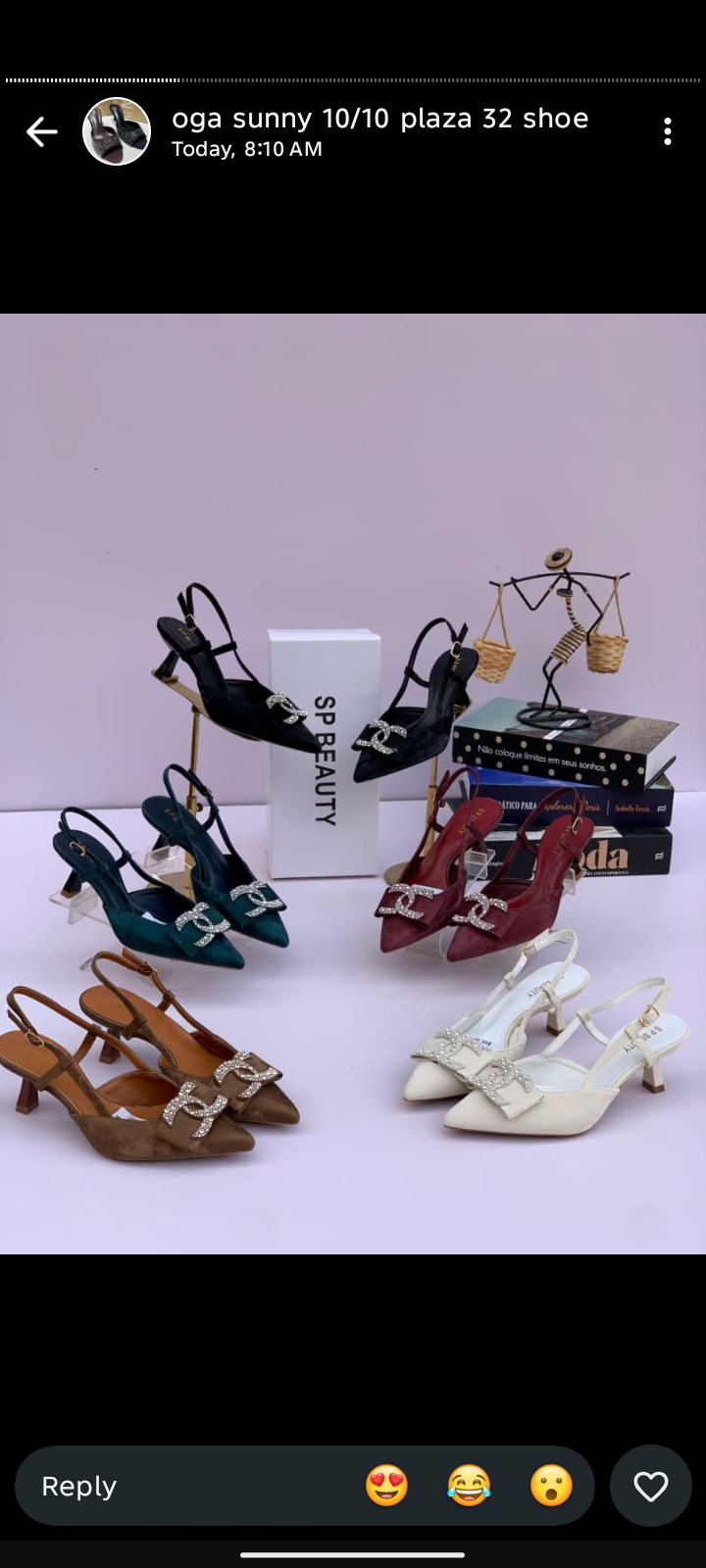 all available in 38 to 45
price 1st picture 35000
price 2nd picture 50,000
location Lagos delivery...