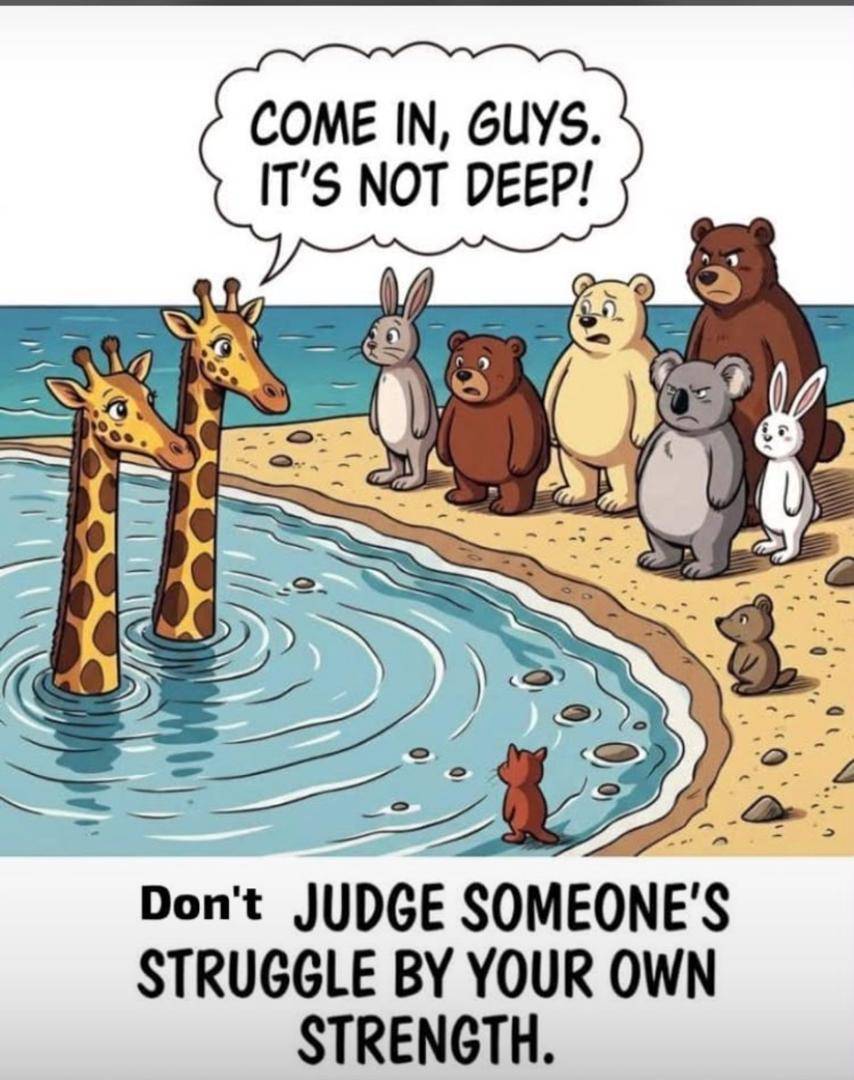 always follow fact, don't jump into conclusions good morning my people