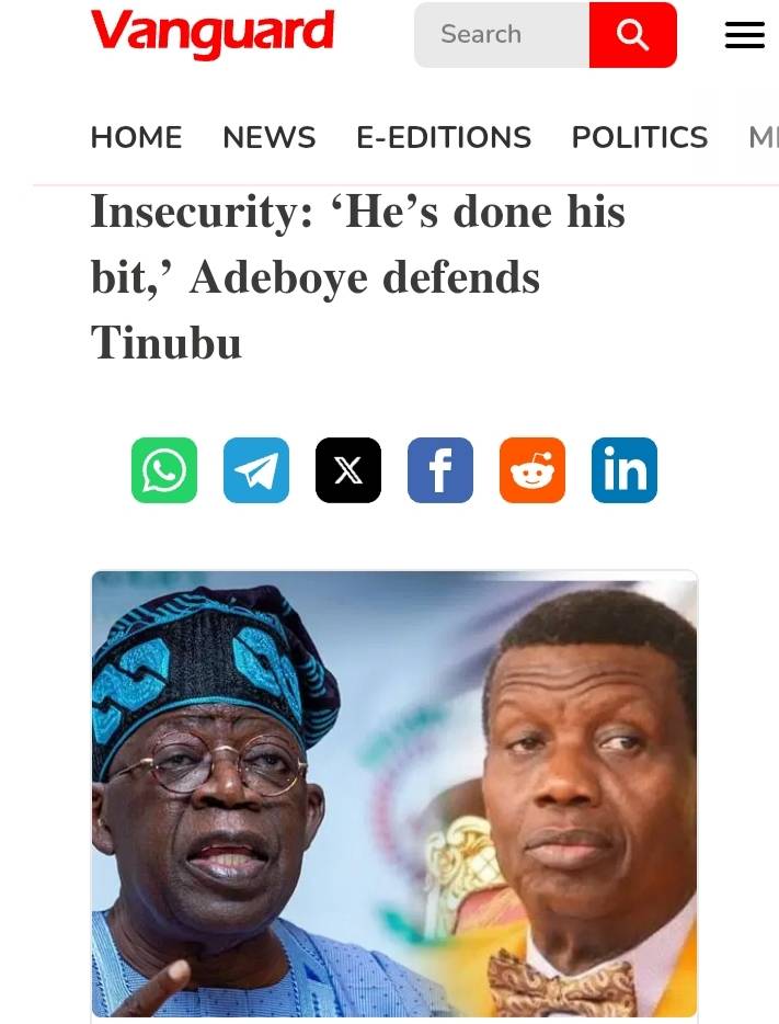 Pastor Enoch Adeboye of the RCCG is a man with immense local and international influence, respect an...