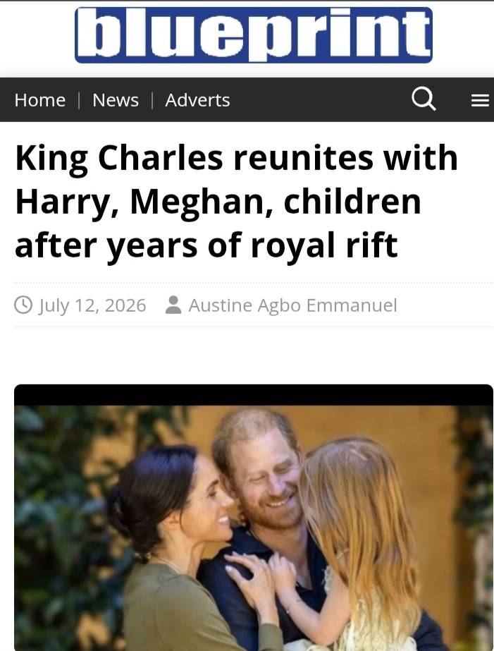 Blood, indeed, is thicker than water. It was a needless standoff all along.
At least Prince Harry ga...