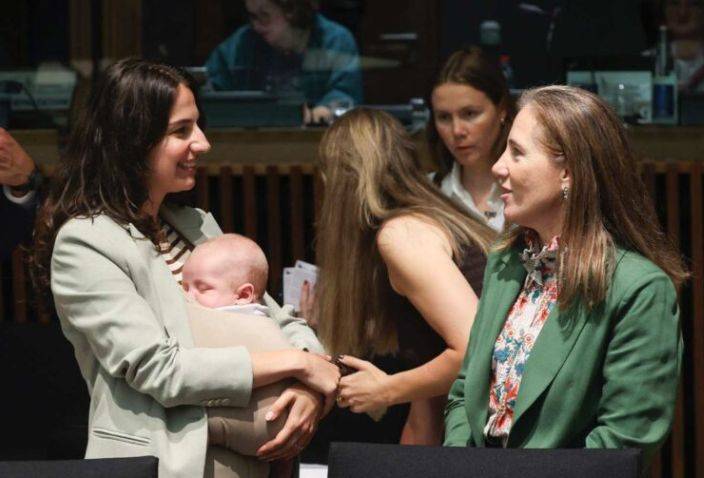 This is love and joy of motherhood:
This image released by the European Union (EU) on June 25, 2026...