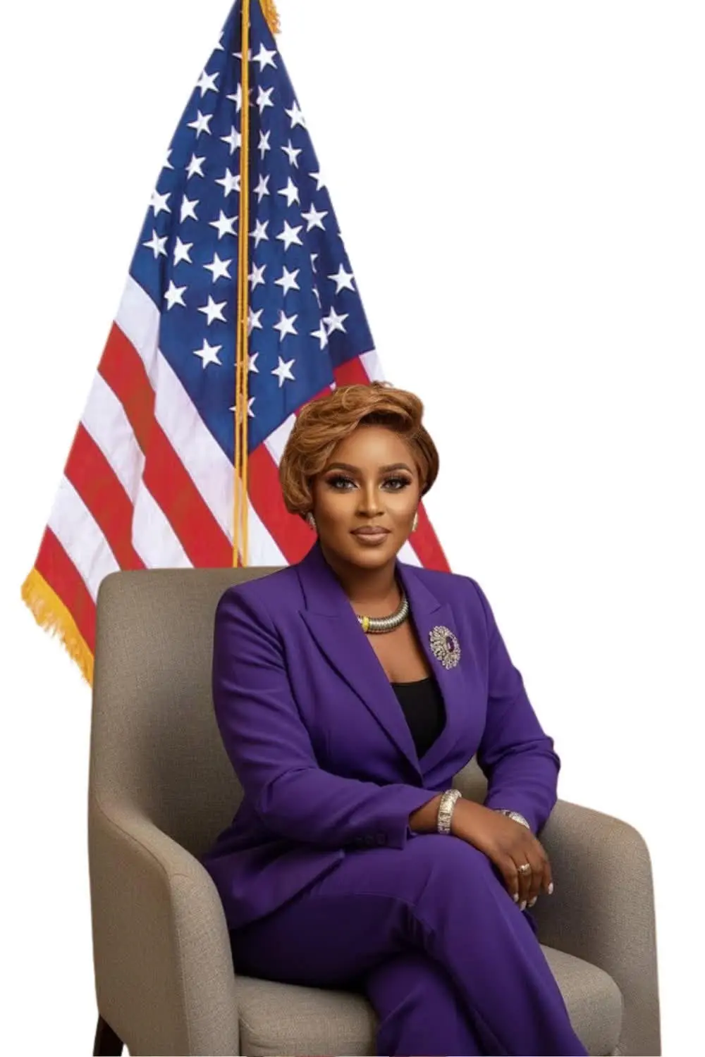 World Exclusive!
NIGERIA gave birth to me, AMERICA developed me, My Eyes set for Victory at polls as...