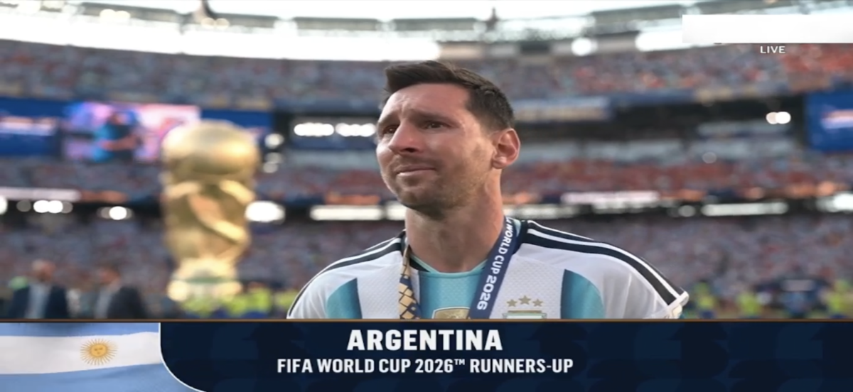The Trophy is blurry