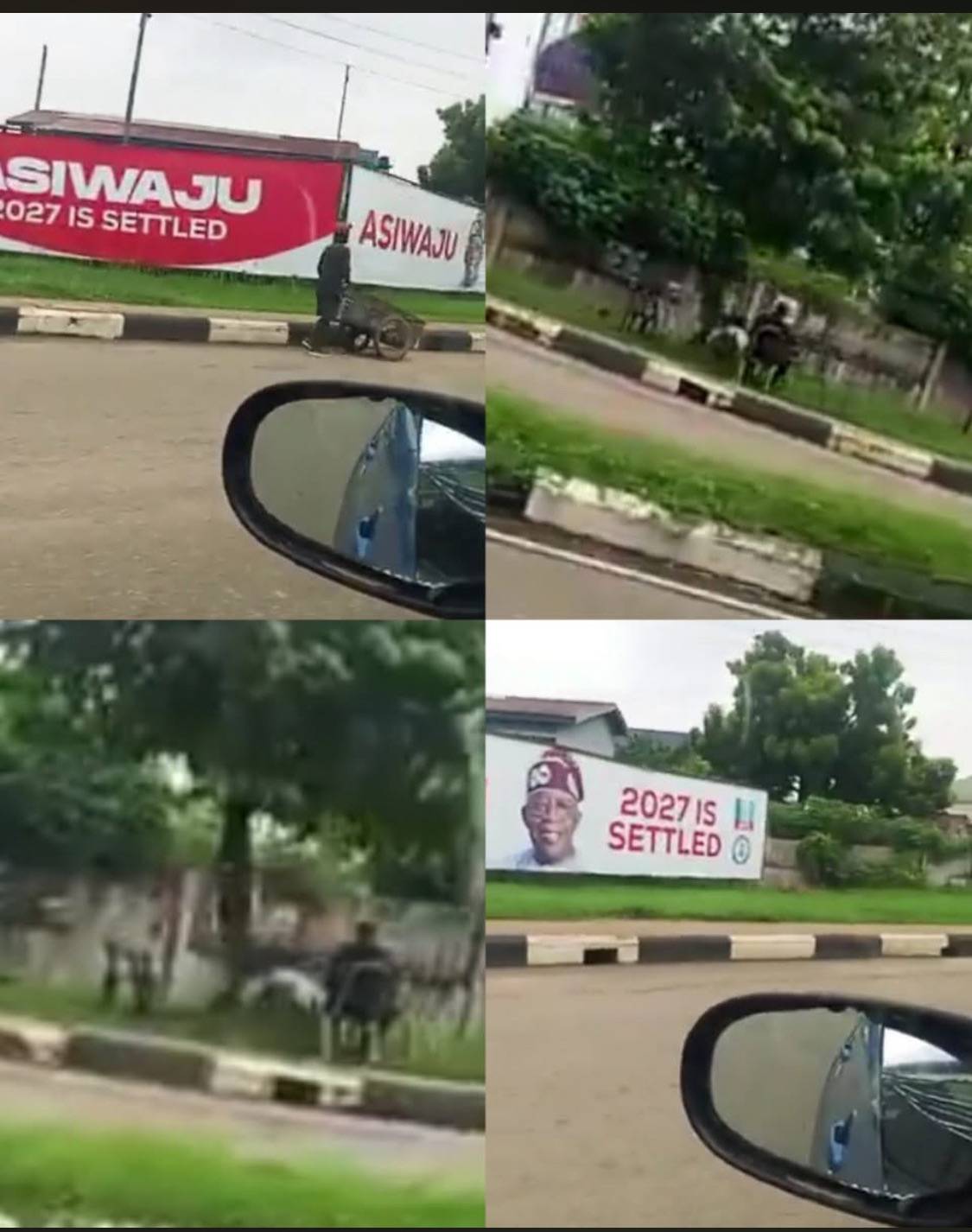 'So This 'Tinubu Banner' Kept Getting TOrn Down By Some people. As a Result, The Edo State Governmen...