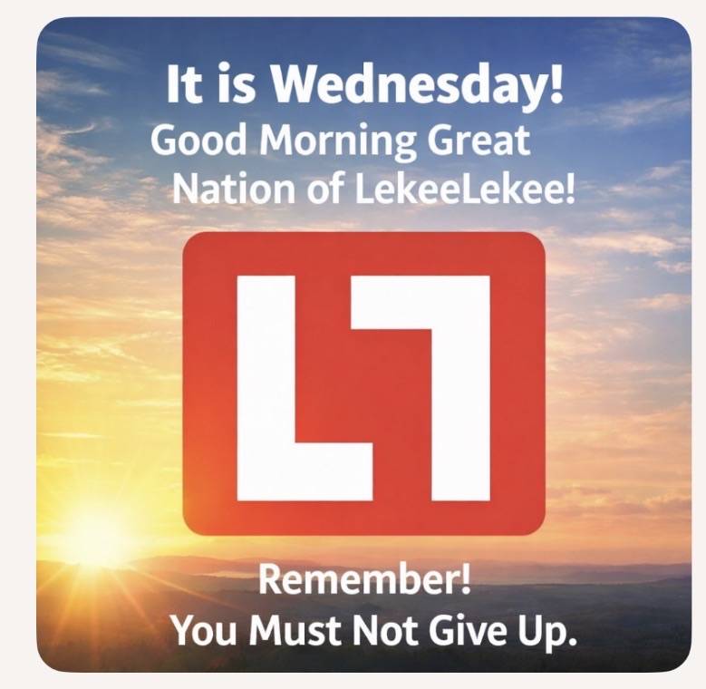 Good morning my people abeg no let anyone pressure you in doing what is not on your agenda, E get w...